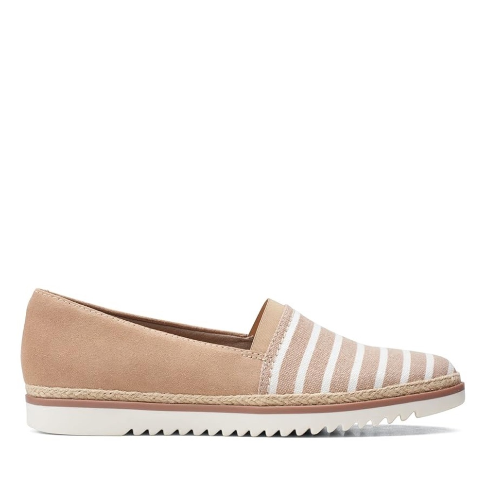 Clarks Ultimate Comfort Collection Suede  Canvas Women's Shoes 6W